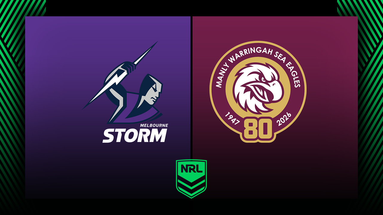 Melbourne Storm vs Manly Sea Eagles poster