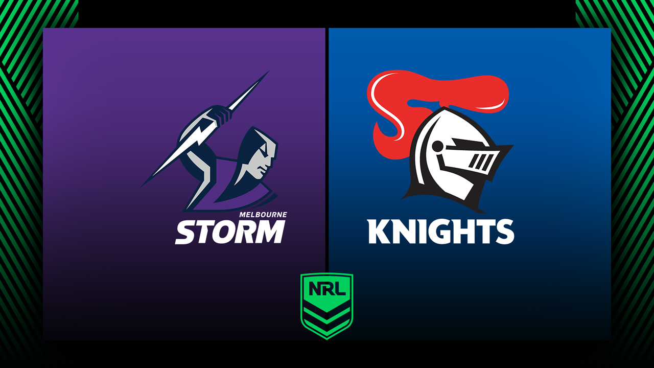Melbourne Storm vs Newcastle Knights poster