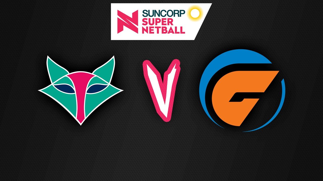 Melbourne Vixens vs Giants Netball poster