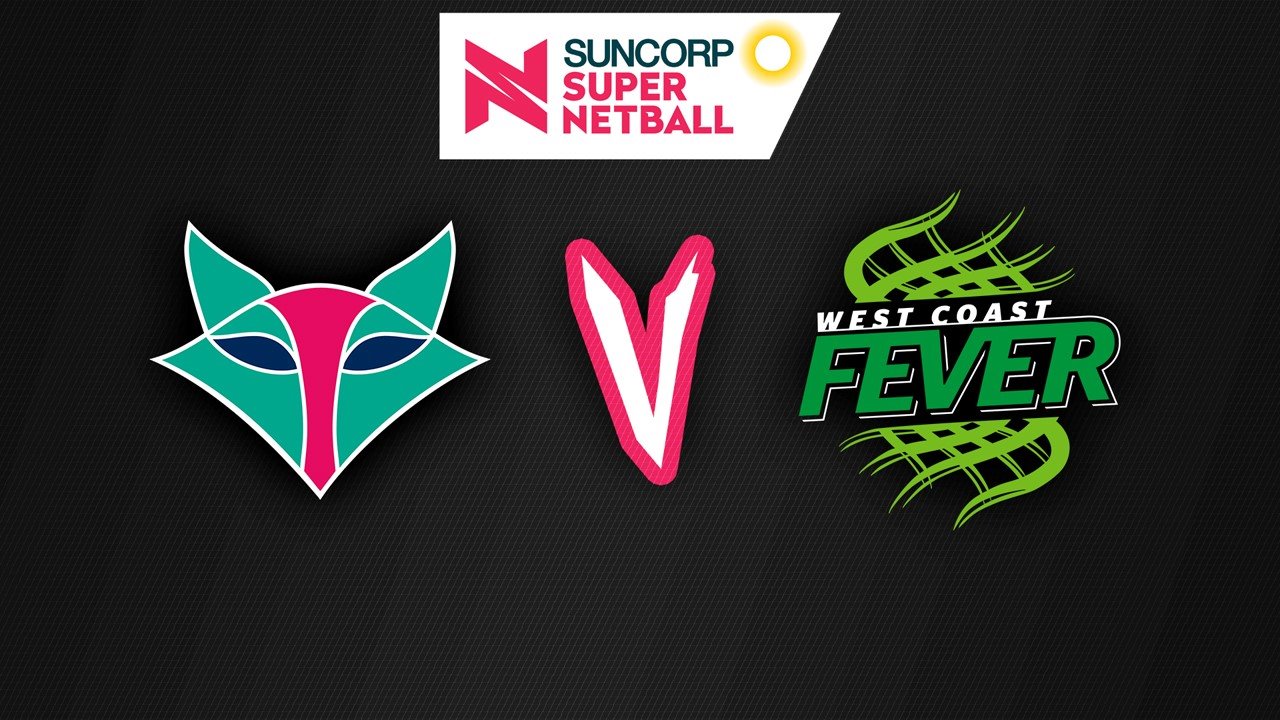 Melbourne Vixens vs West Coast Fever poster