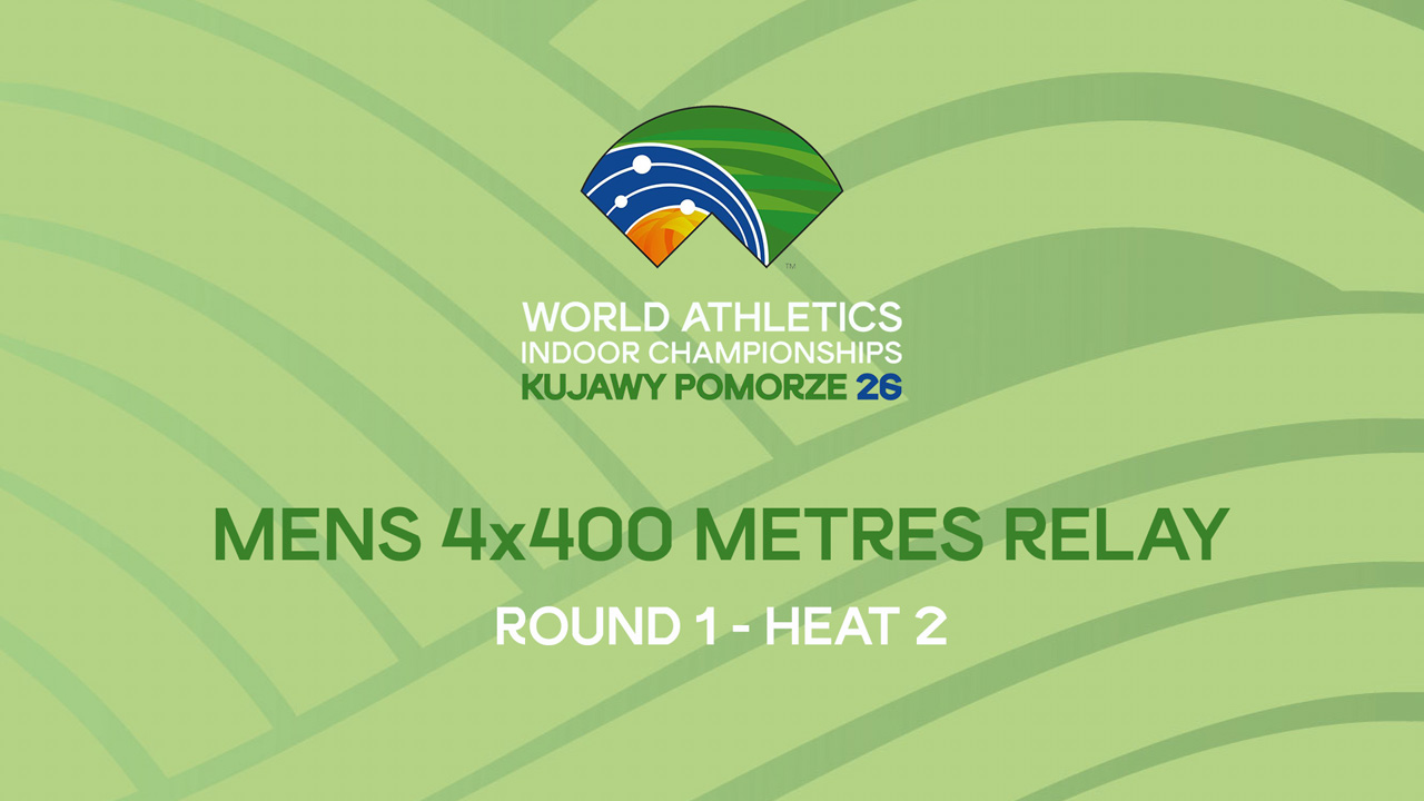 Mens 4×400 metres Relay Round 1 Heat 2