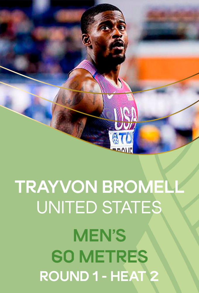 Mens 60 metres Round 1 Heat 2