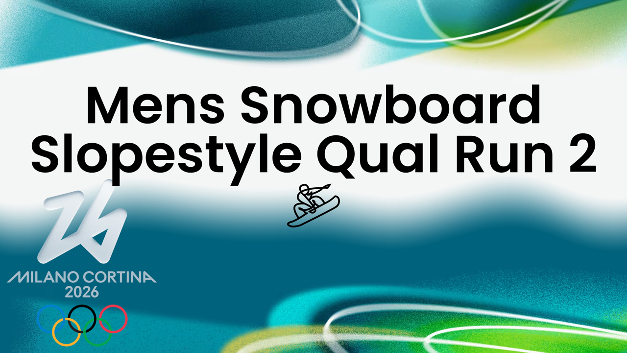 Mens Snowboard Slopestyle Qual Run 2 image