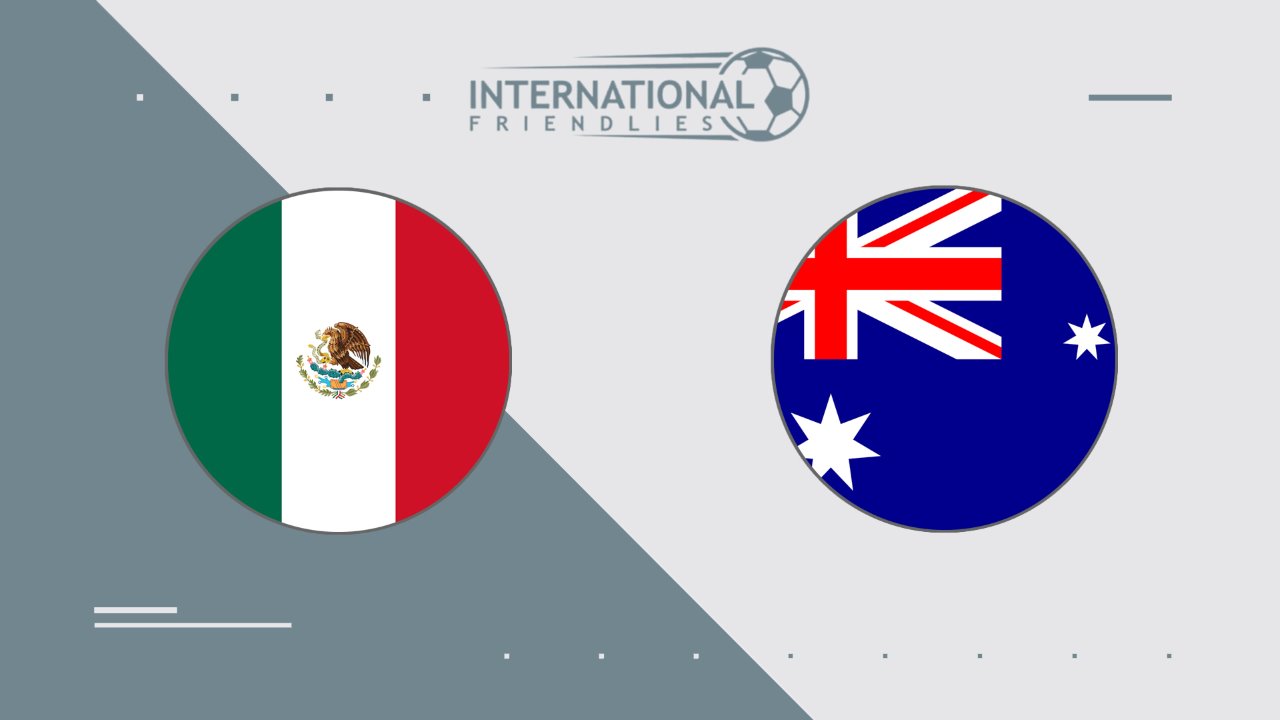 Mexico vs Australia poster
