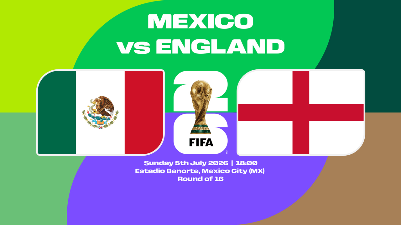 Mexico vs England poster