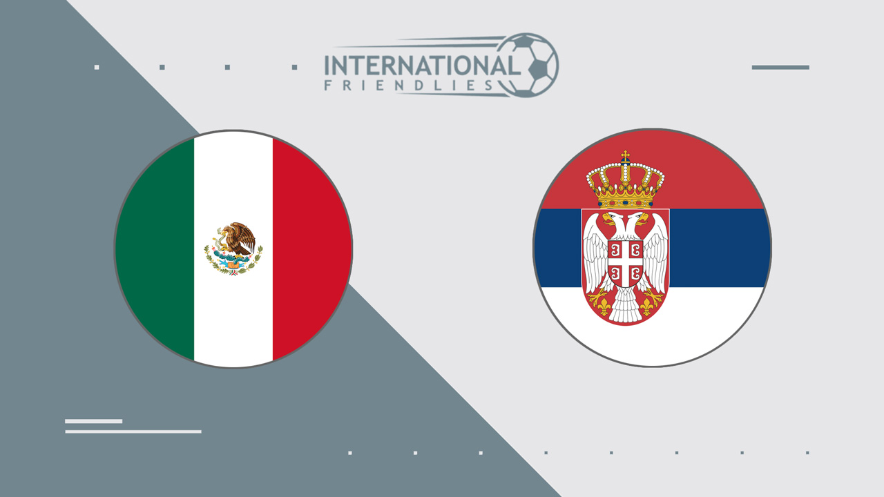 Mexico vs Serbia poster