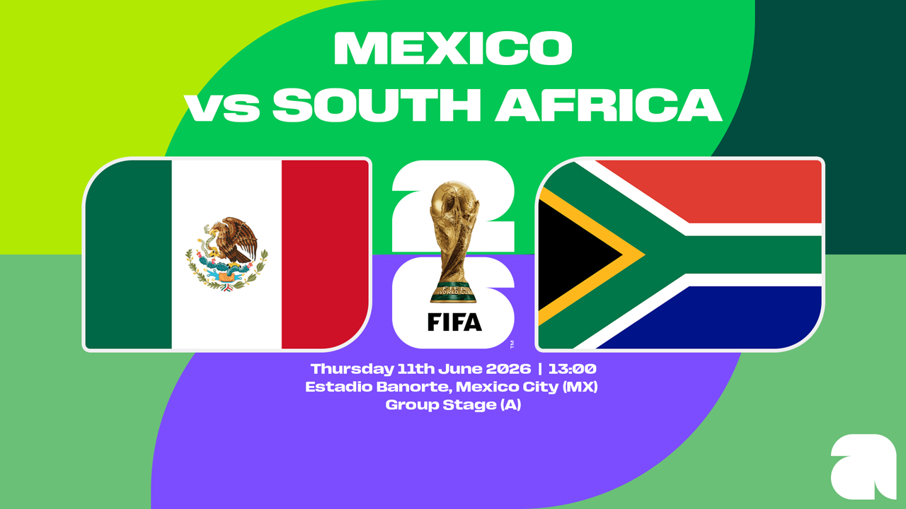 Mexico vs South Africa poster