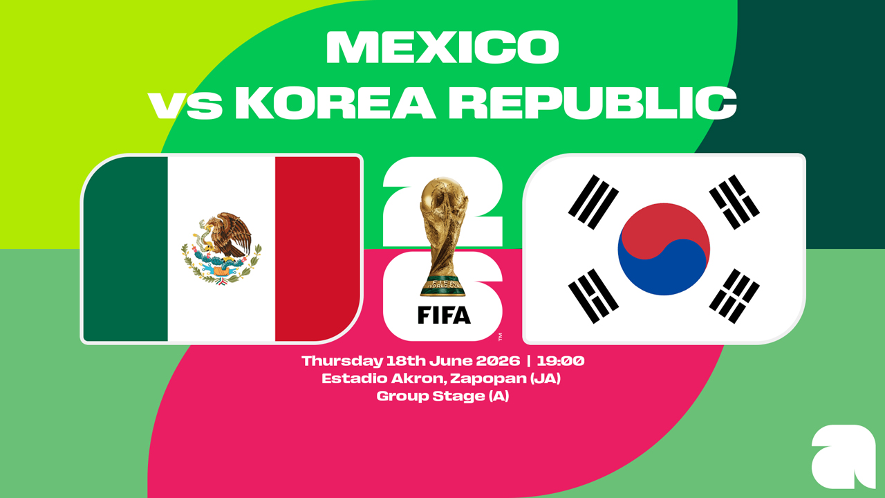Mexico vs South Korea poster