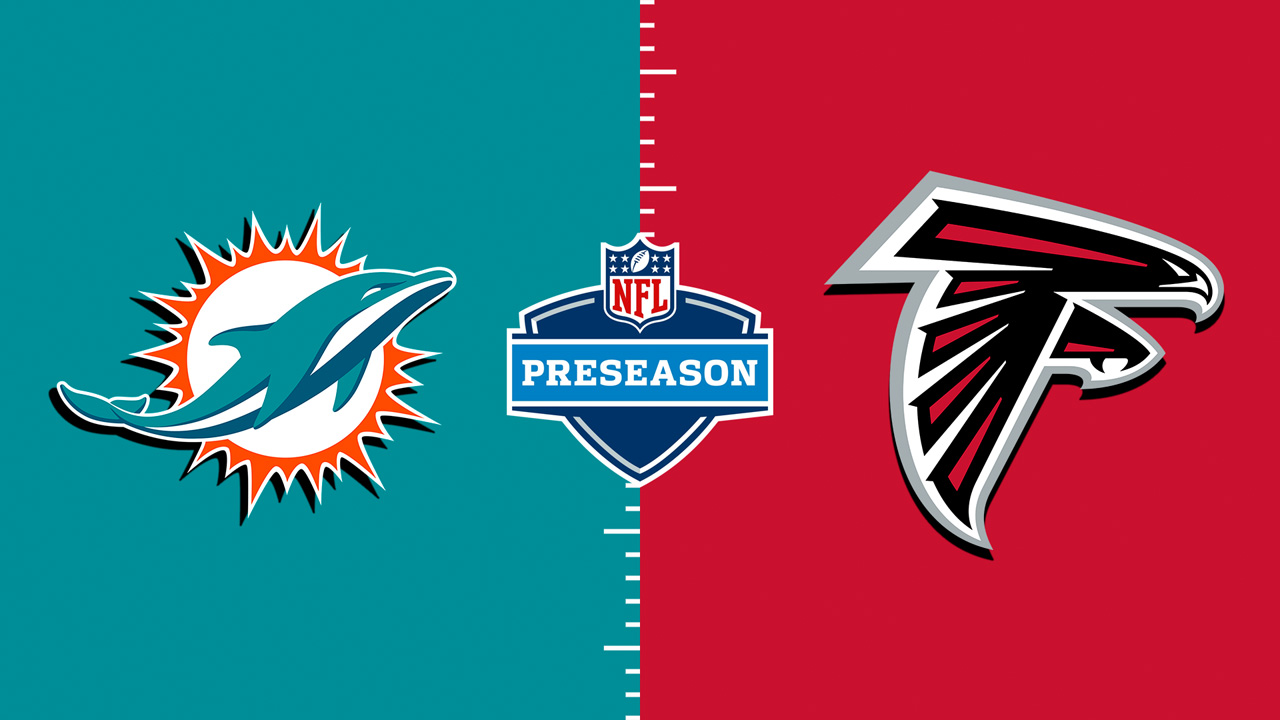 Miami Dolphins vs Atlanta Falcons poster