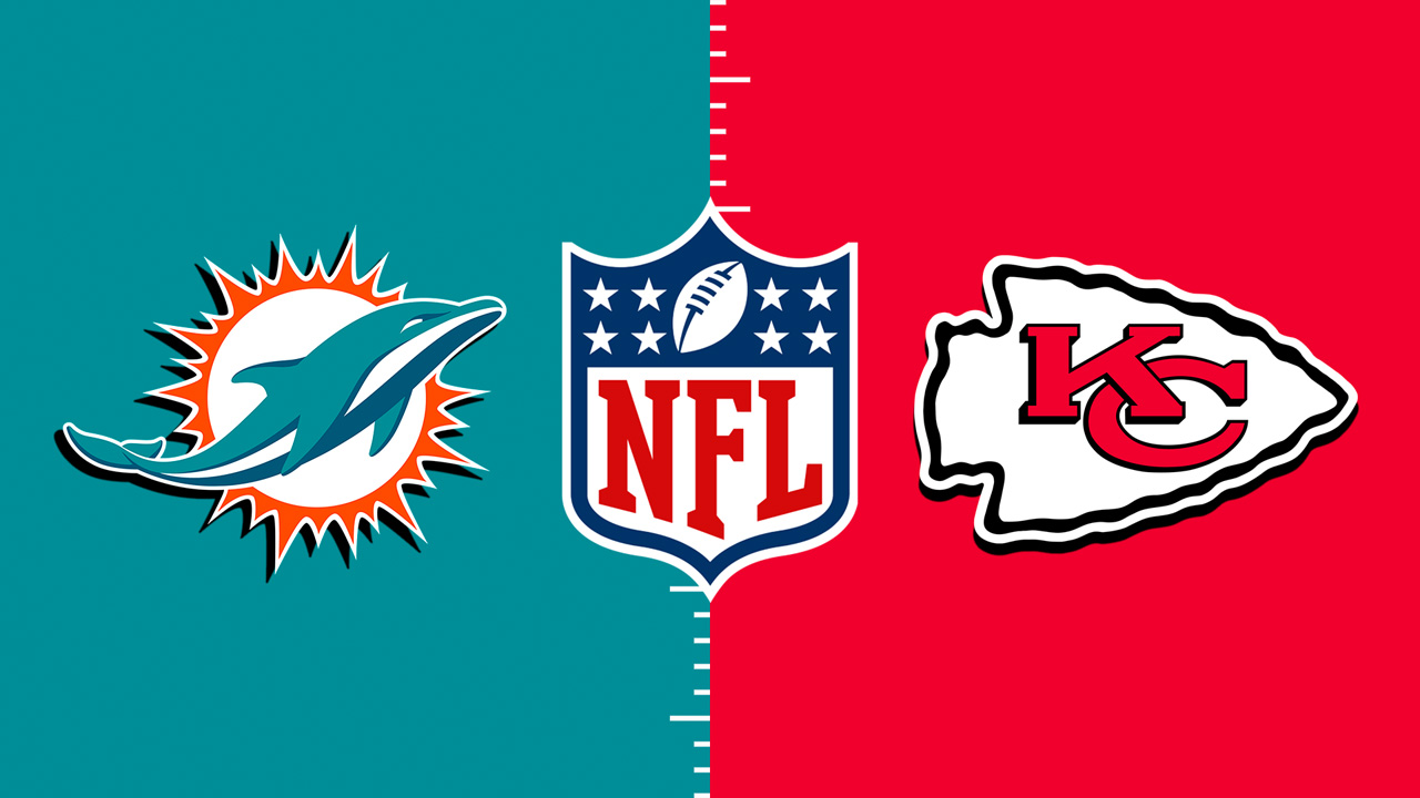 Miami Dolphins vs Kansas City Chiefs poster