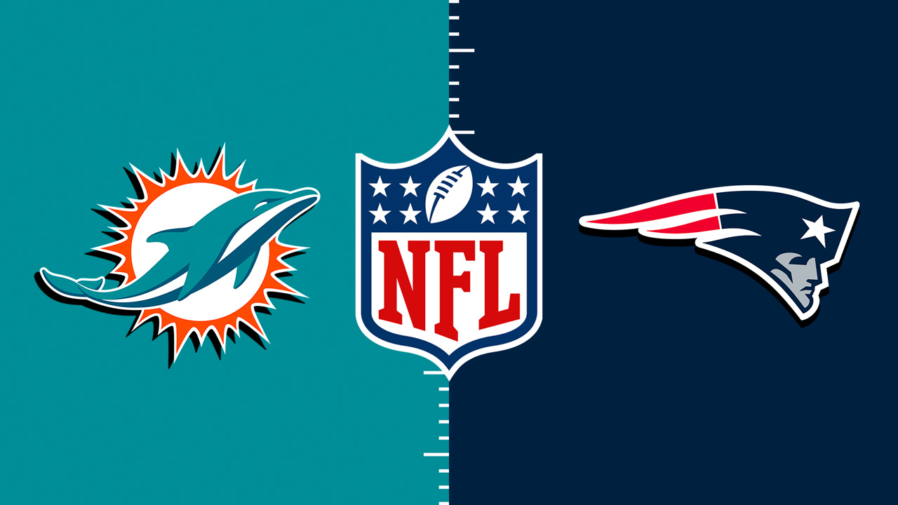 Miami Dolphins vs New England Patriots poster