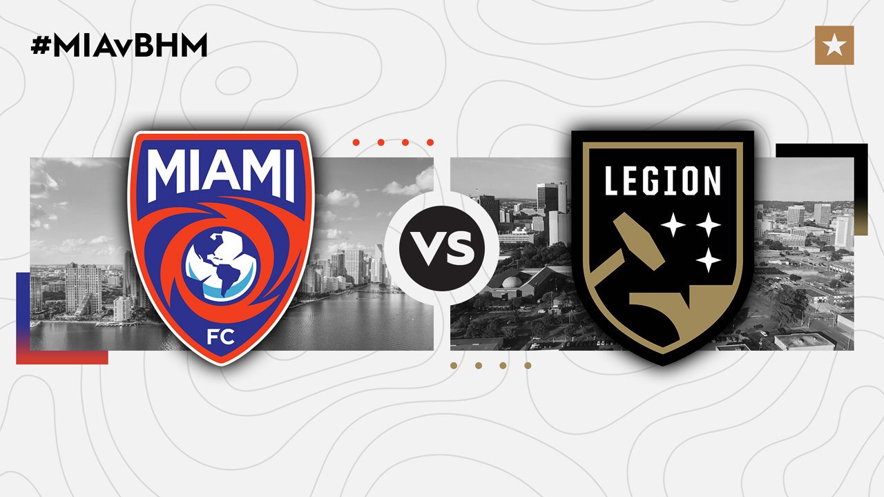 Miami FC vs Birmingham Legion poster
