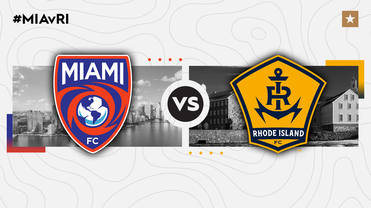 Miami FC vs Rhode Island FC poster