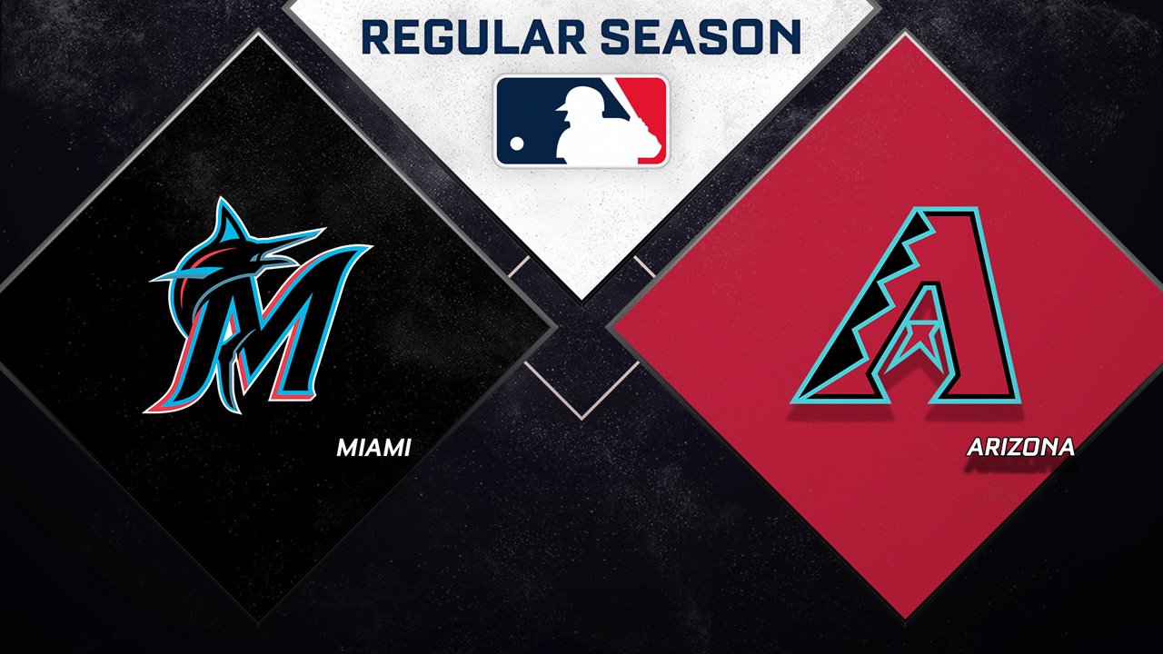 Miami Marlins vs Arizona Diamondbacks poster