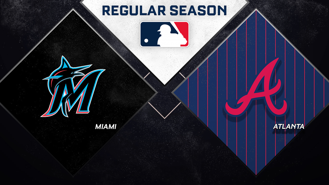 Miami Marlins vs Atlanta Braves poster