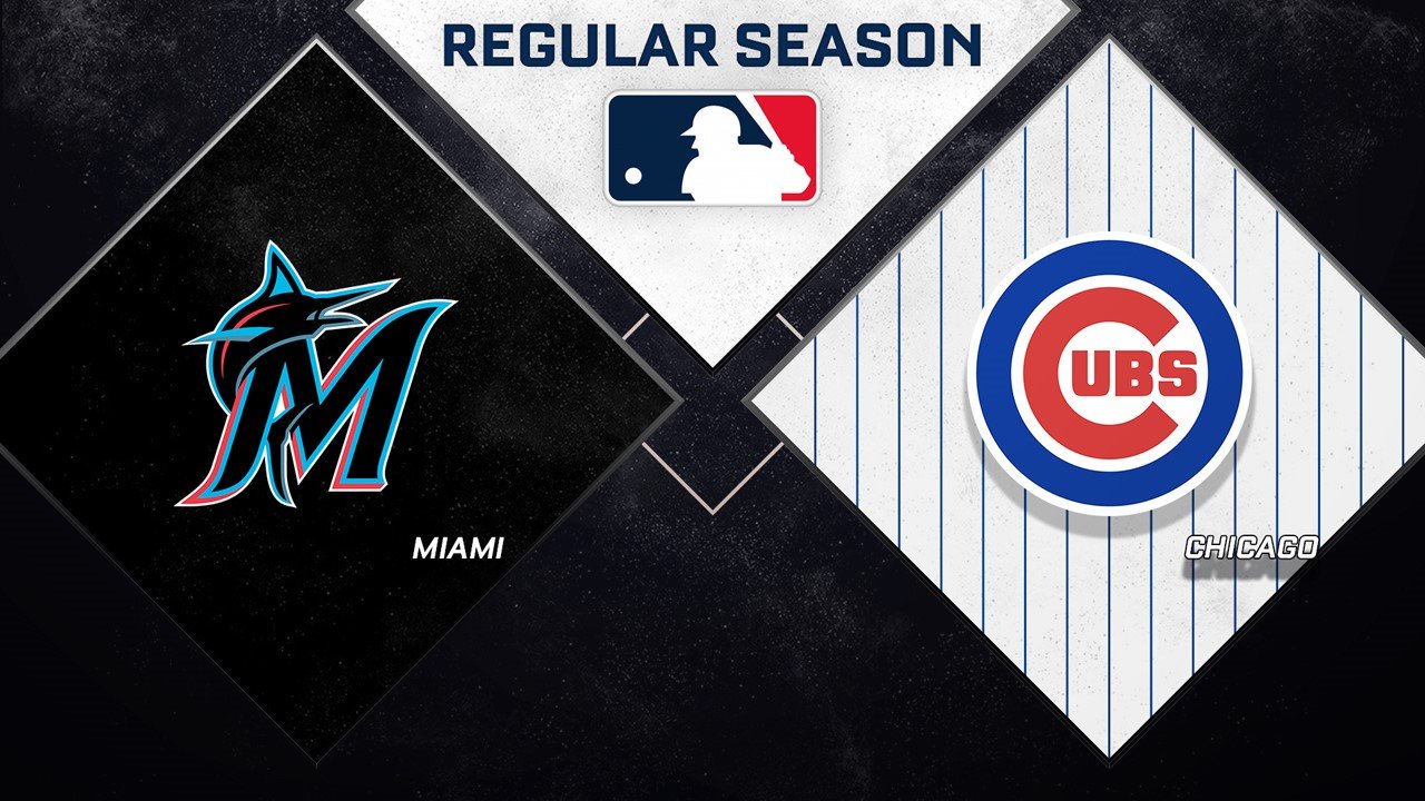 Miami Marlins vs Chicago Cubs poster