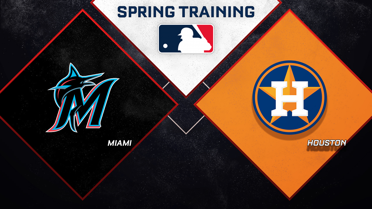 Miami Marlins vs Houston Astros poster