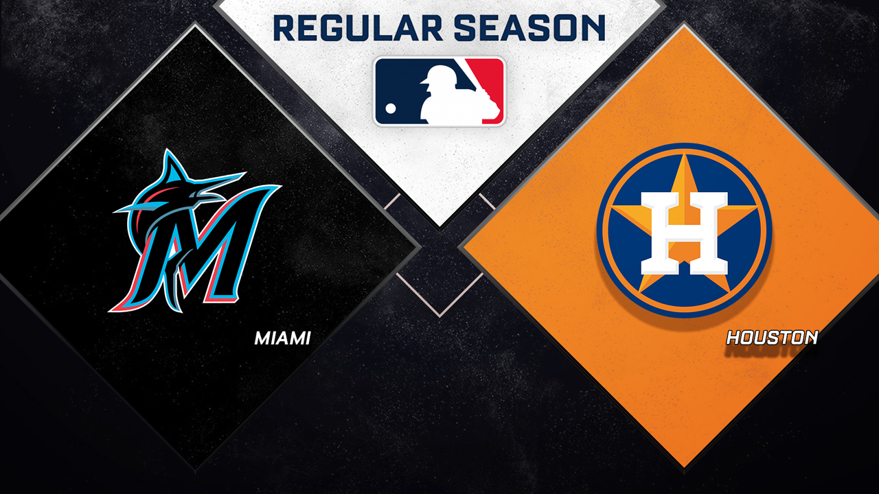 Miami Marlins vs Houston Astros poster