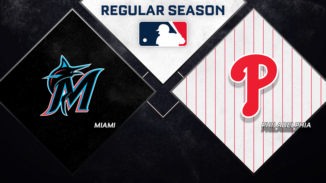 Miami Marlins vs Philadelphia Phillies poster