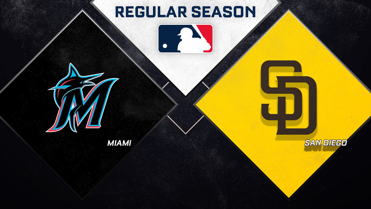 Miami Marlins vs San Diego Padres poster