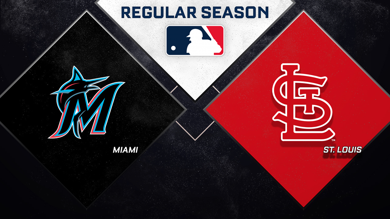 Miami Marlins vs St. Louis Cardinals poster
