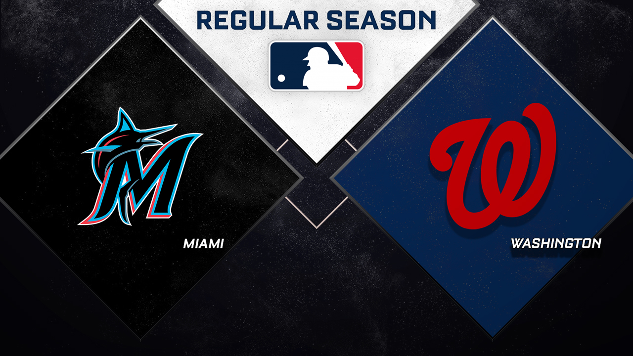 Miami Marlins vs Washington Nationals poster