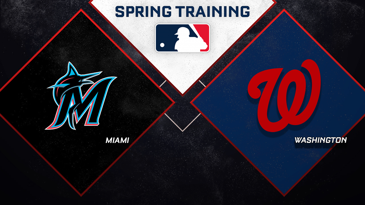 Miami Marlins vs Washington Nationals poster