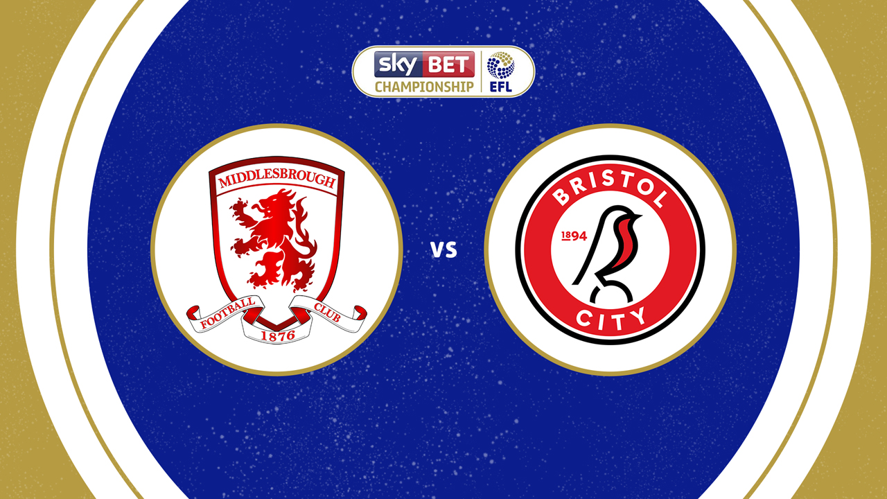 Middlesbrough vs Bristol City poster