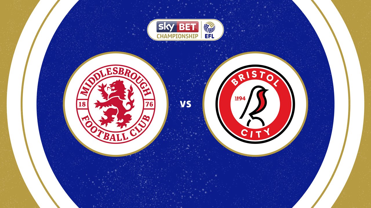 Middlesbrough vs Bristol City poster