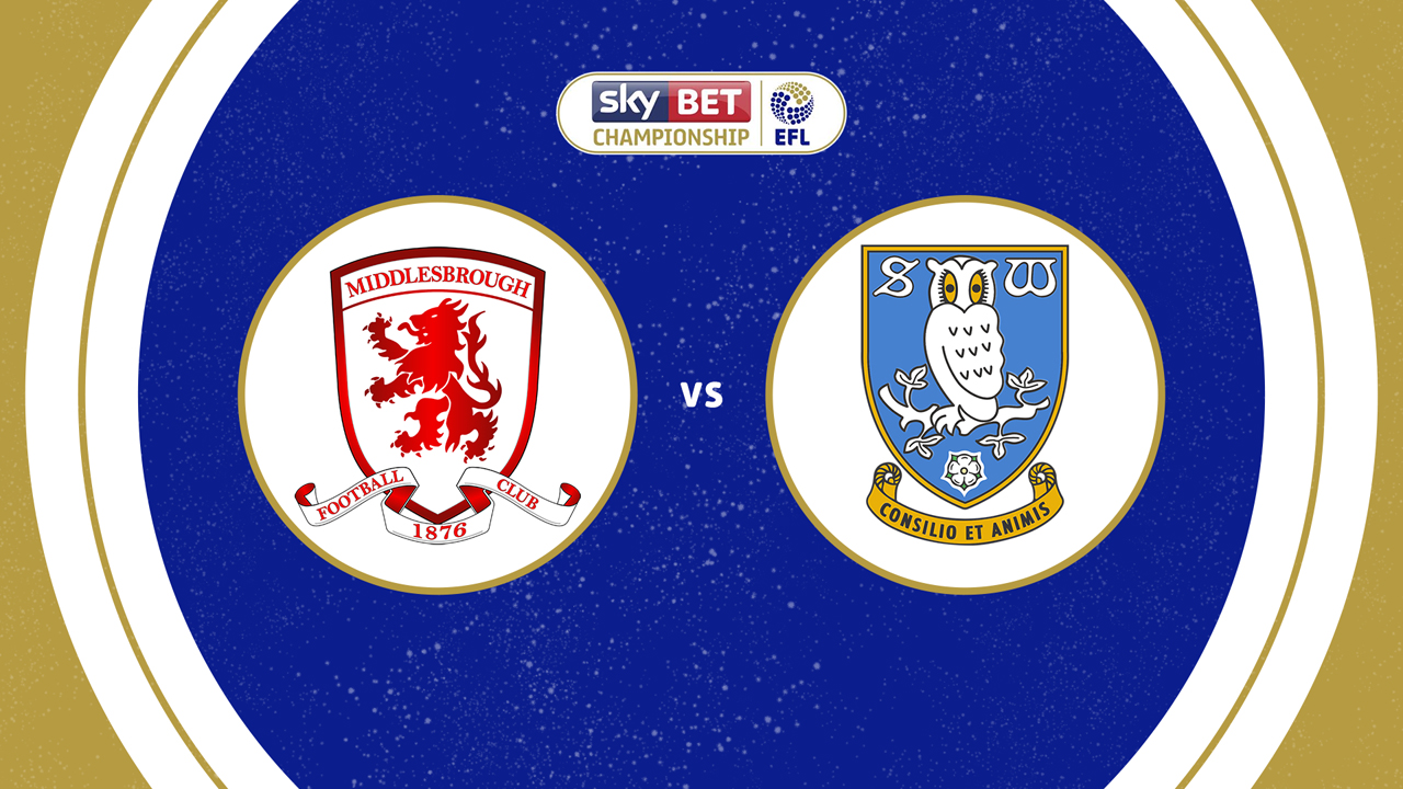 Middlesbrough vs Sheffield Wednesday poster