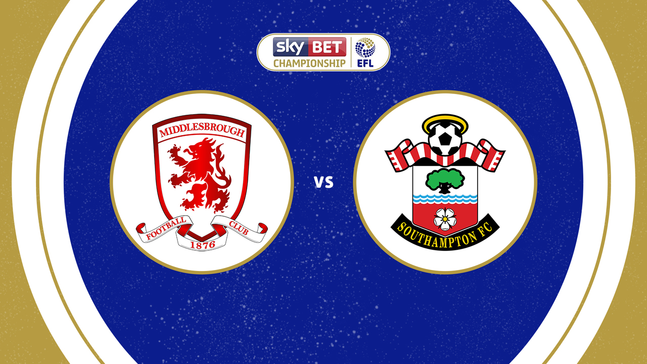 Middlesbrough vs Southampton poster