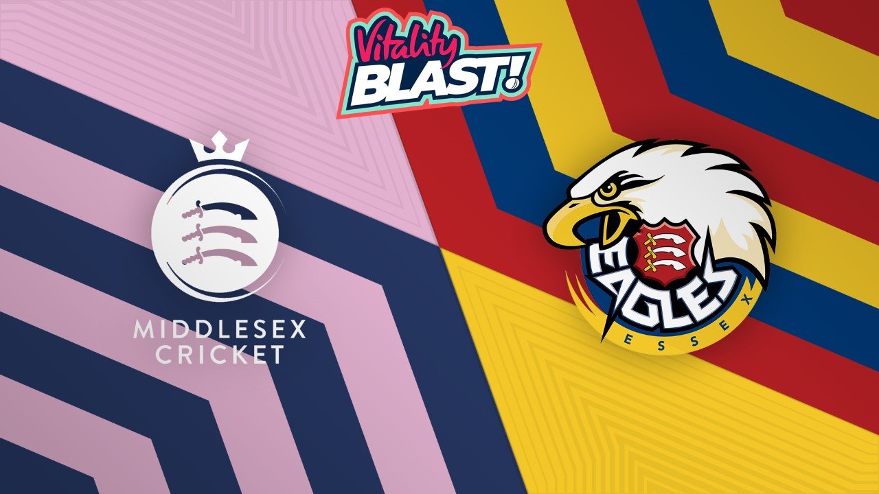 Middlesex t20 vs Essex Eagles poster
