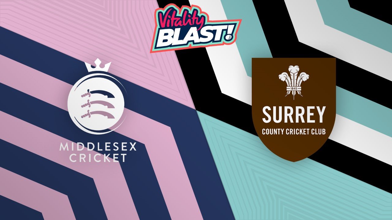Middlesex t20 vs Surrey t20 poster