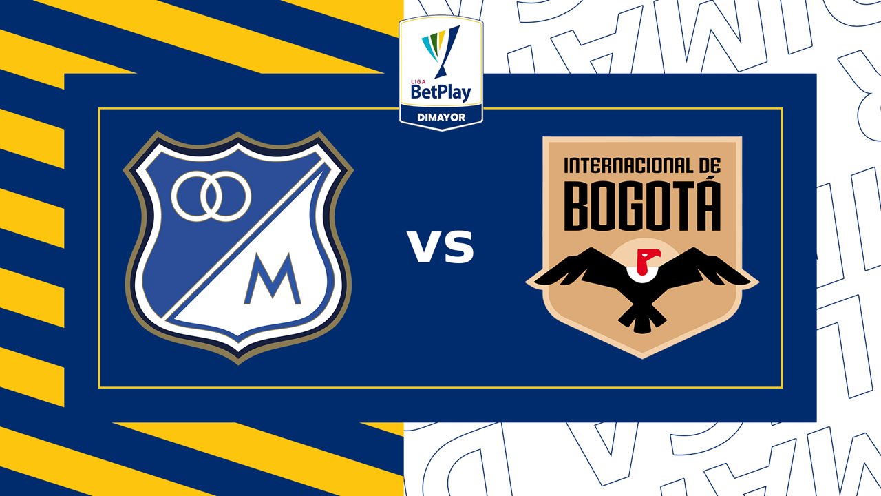 Millonarios vs Internacional de Bogotá poster