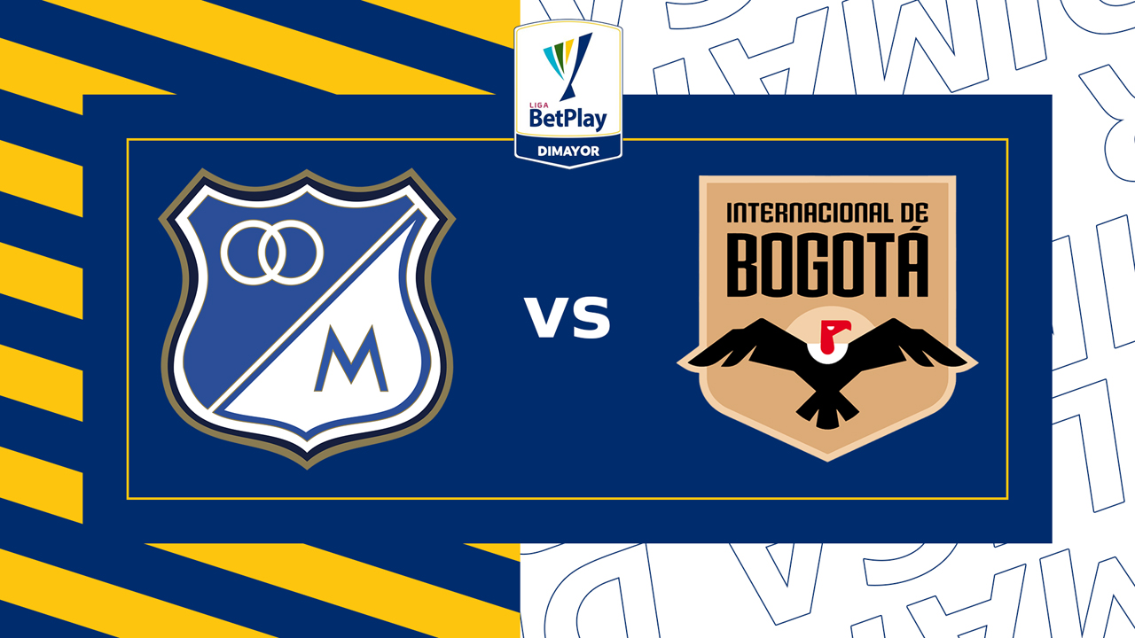 Millonarios vs Internacional de Bogotá poster