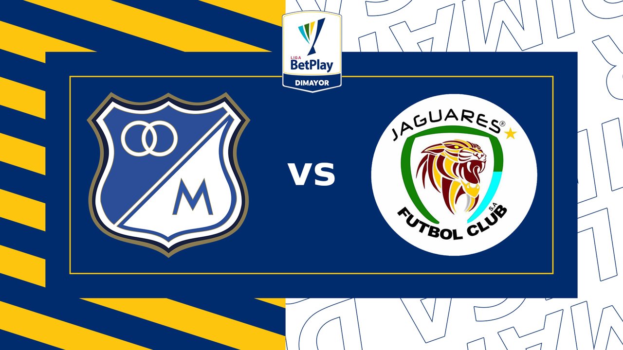 Millonarios vs Jaguares de Córdoba poster