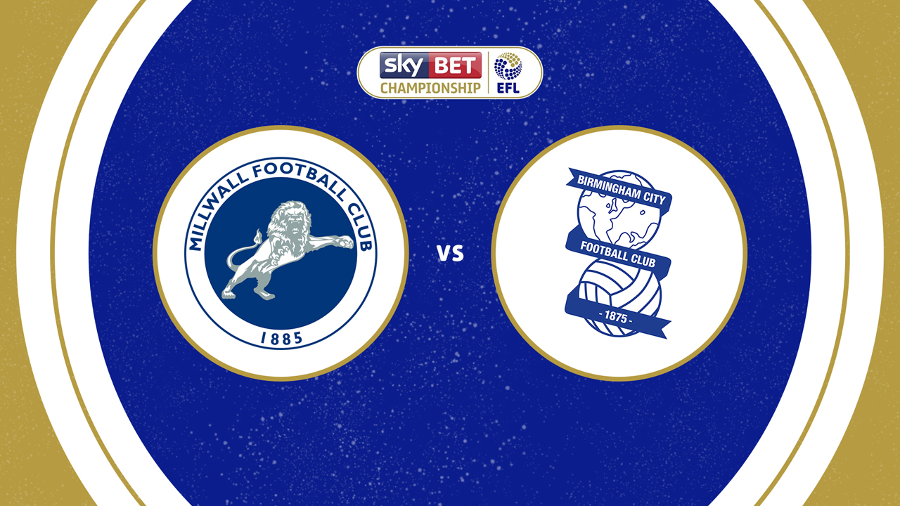Millwall vs Birmingham City poster