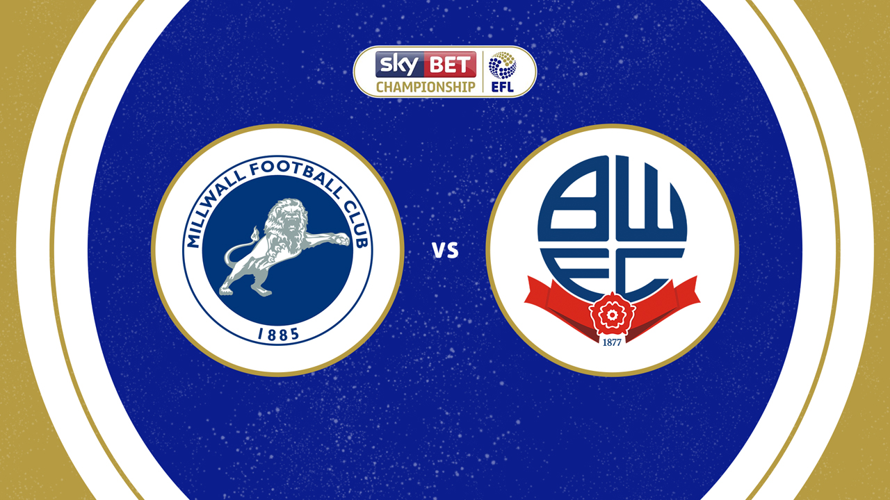 Millwall vs Bolton Wanderers poster