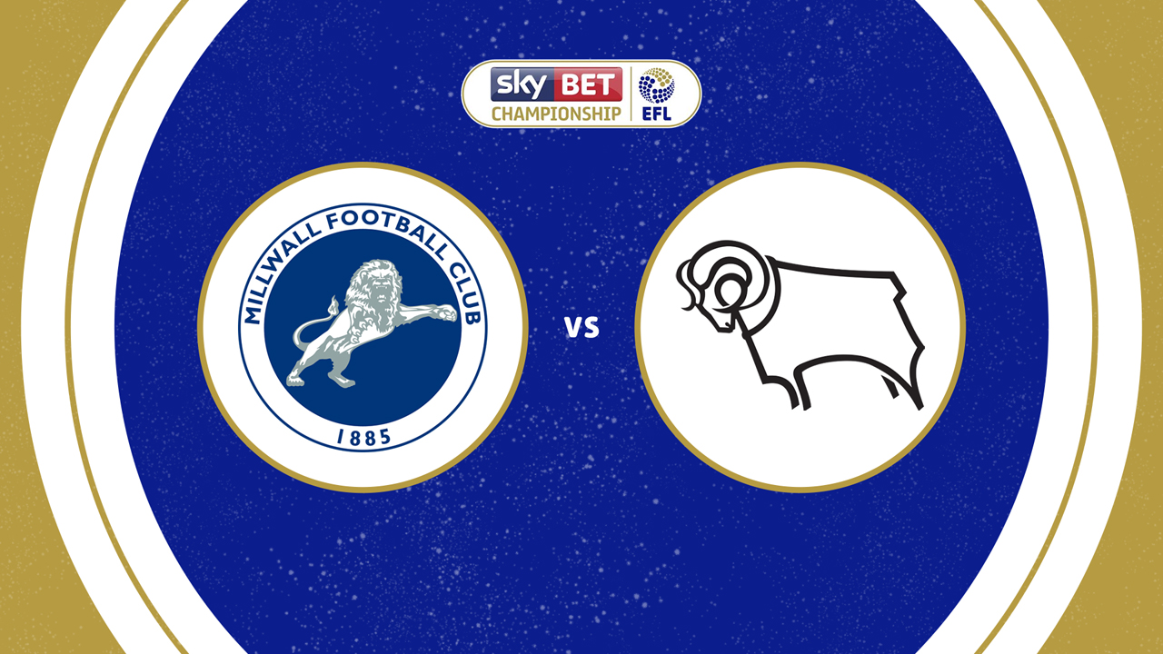 Millwall vs Derby County poster