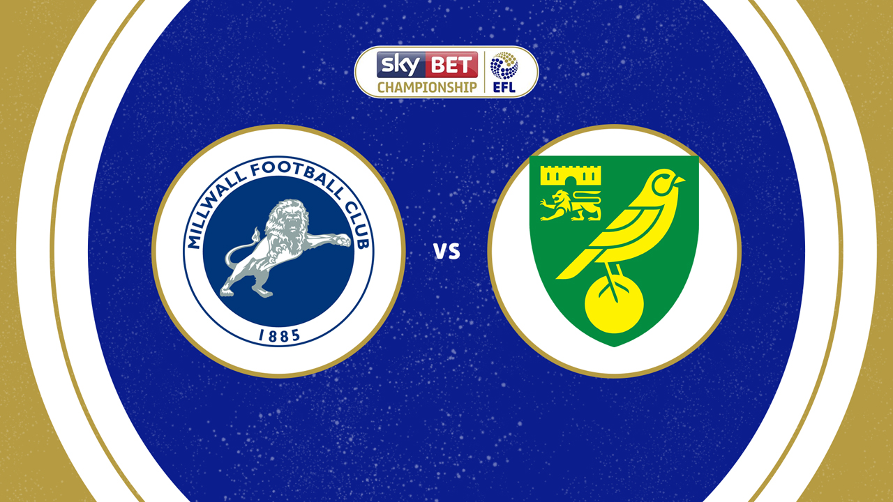 Millwall vs Norwich City poster