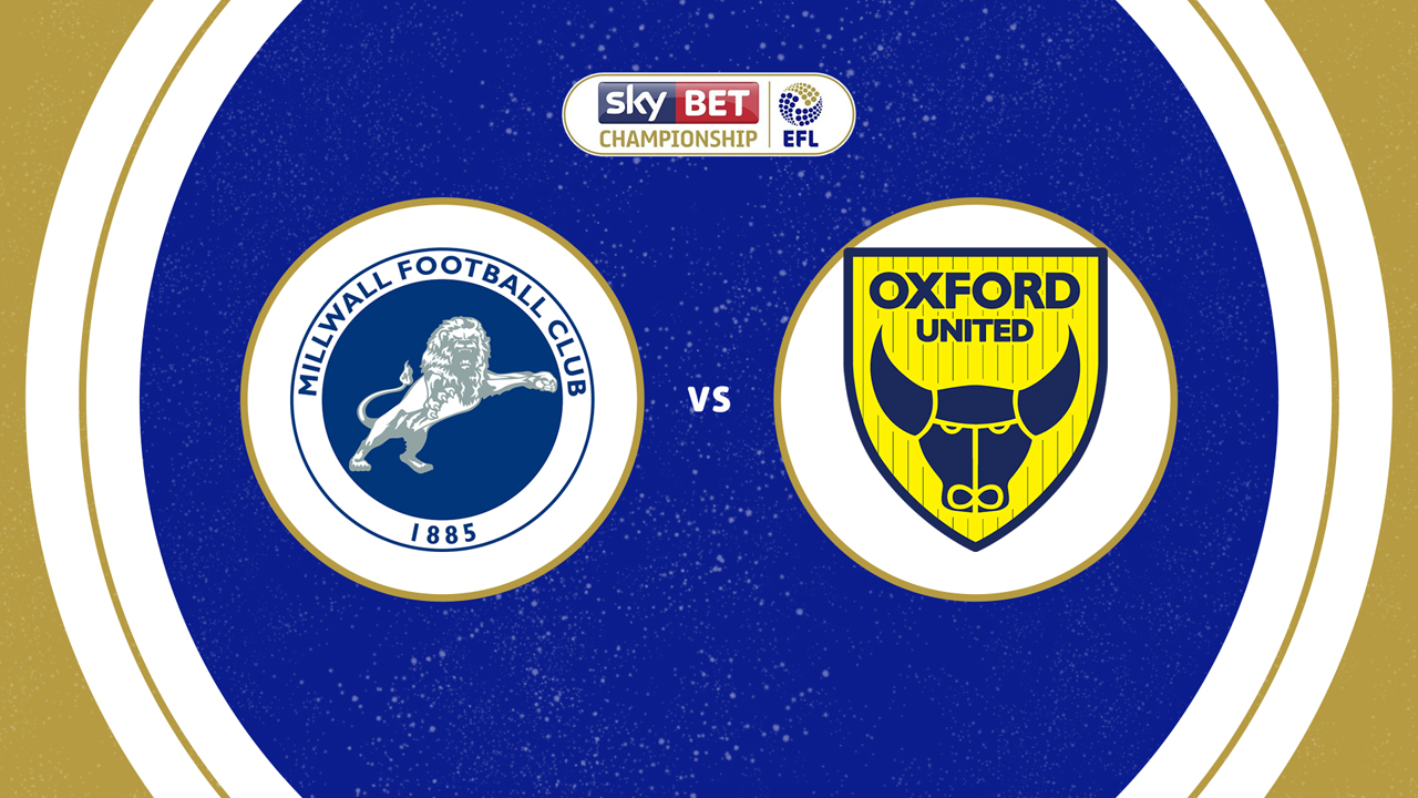 Millwall vs Oxford United poster