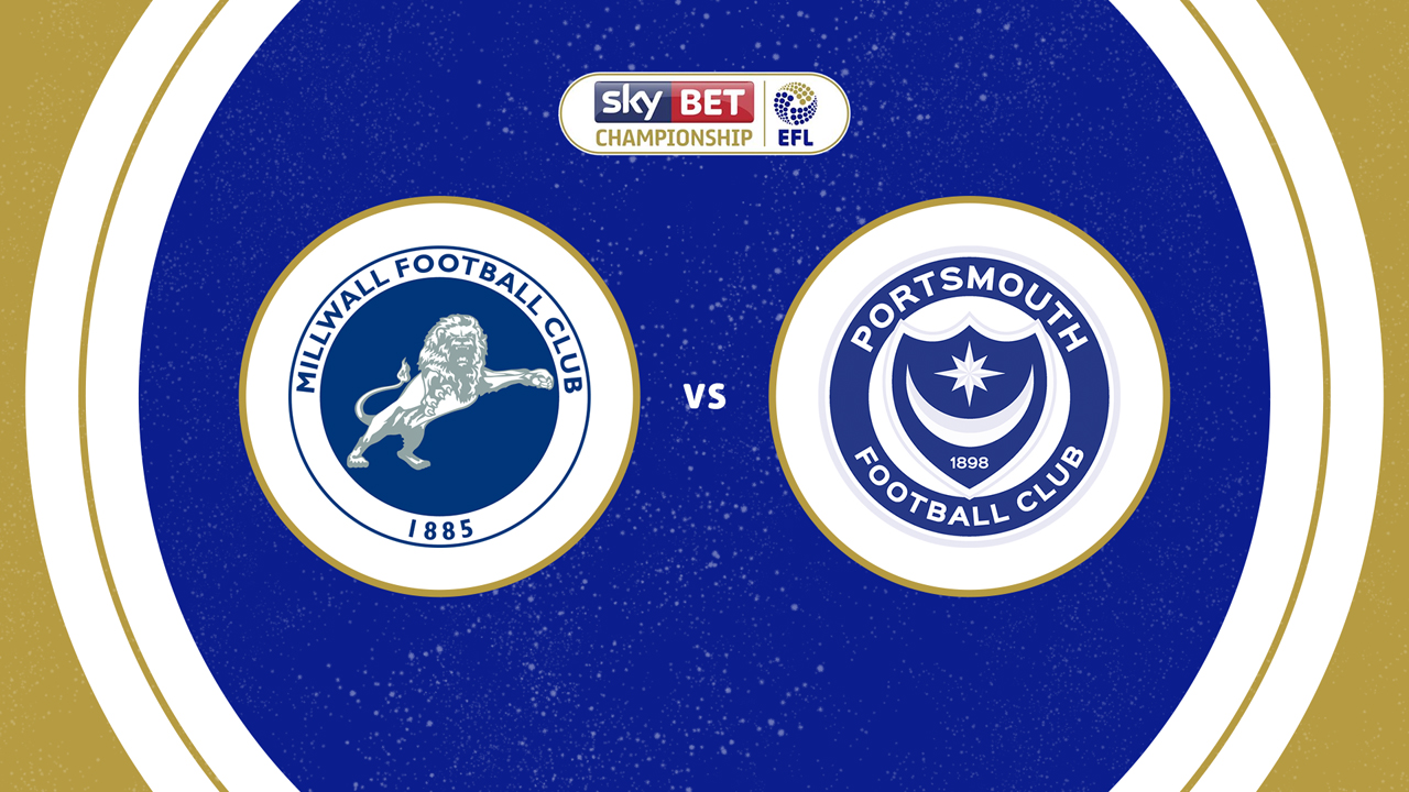 Millwall vs Portsmouth poster
