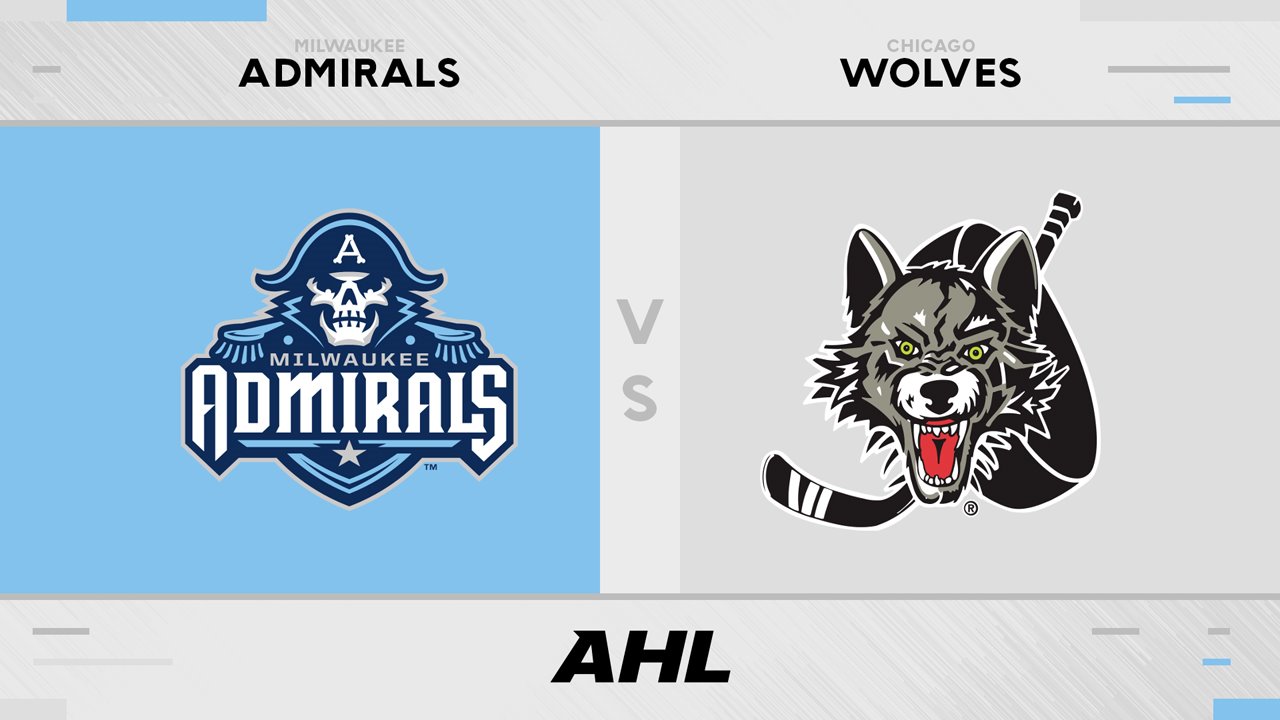 Milwaukee Admirals vs Chicago Wolves poster