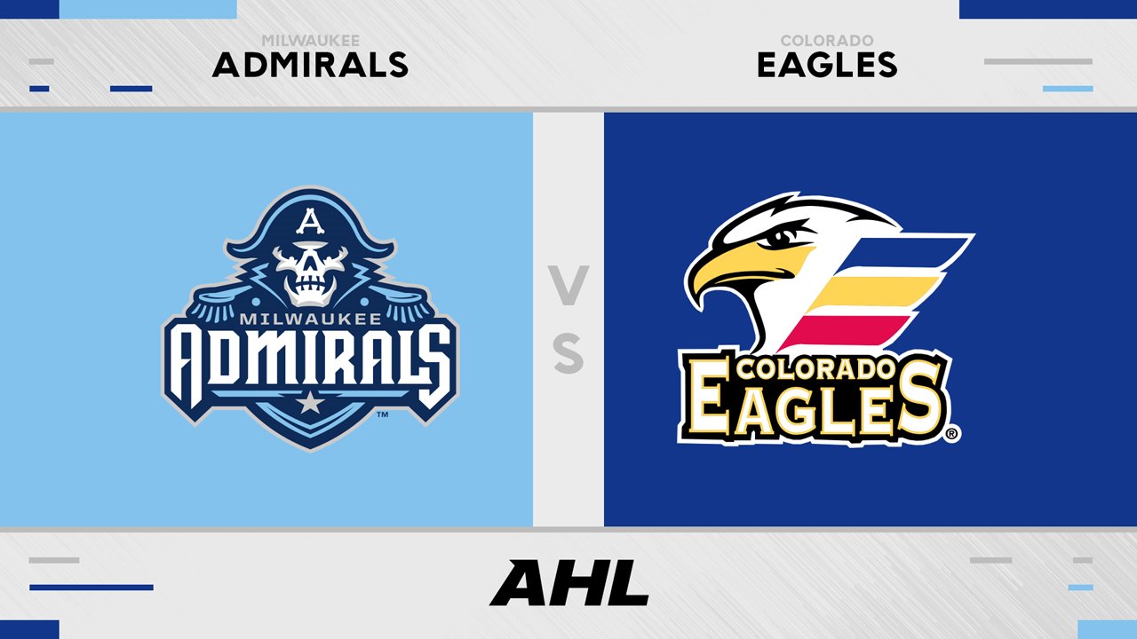 Milwaukee Admirals vs Colorado Eagles poster