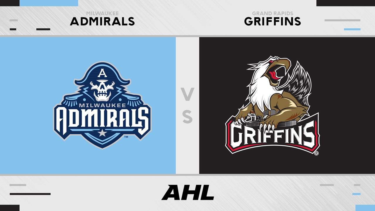 Milwaukee Admirals vs Grand Rapids Griffins poster
