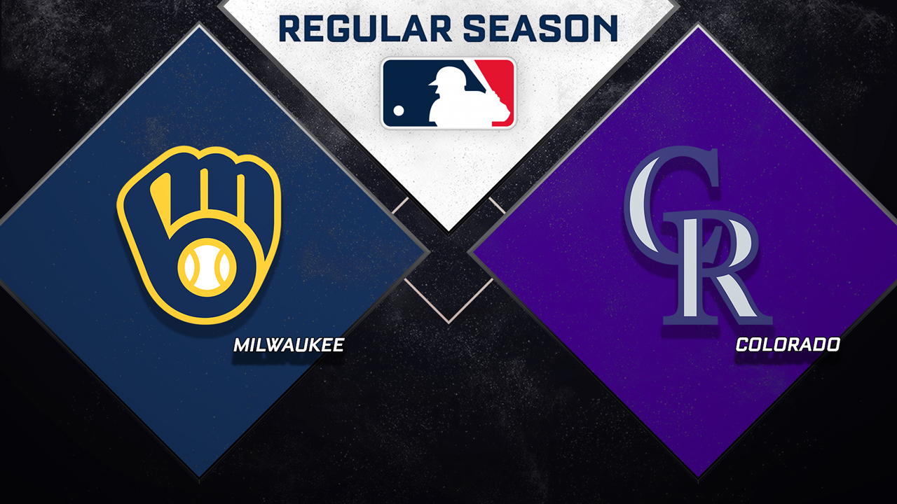 Milwaukee Brewers vs Colorado Rockies poster