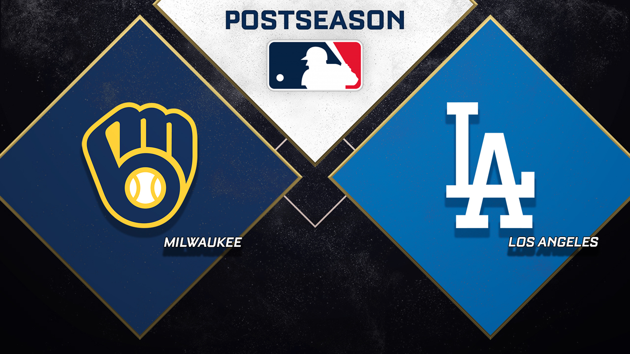 Milwaukee Brewers vs Los Angeles Dodgers poster