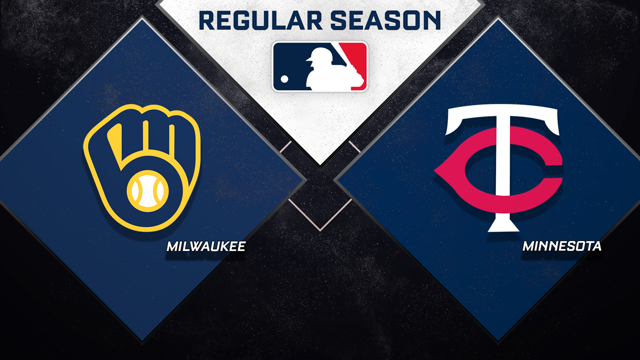 Milwaukee Brewers vs Minnesota Twins poster