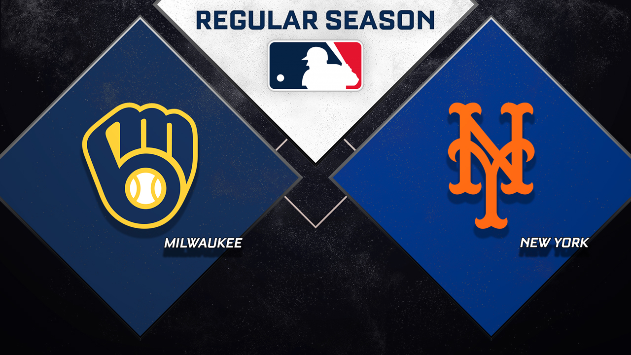 Milwaukee Brewers vs New York Mets poster
