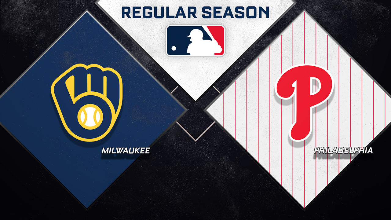 Milwaukee Brewers vs Philadelphia Phillies poster